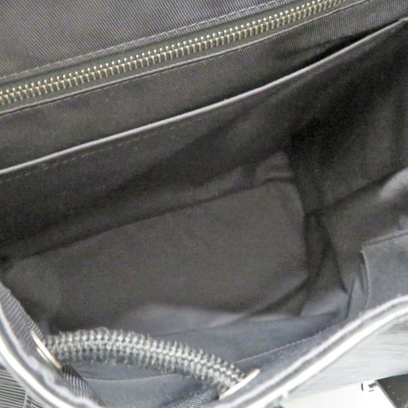 Louis Vuitton Christopher PM Backpack Rucksack Epi Leather LV Circle Noir Black - Picture 7 of 9